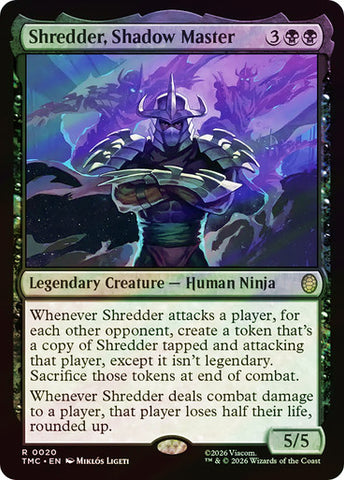 Shredder, Shadow Master (Surge Foil) [Teenage Mutant Ninja Turtles Commander]