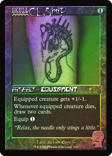 Skullclamp (Rainbow Foil) [Secret Lair Drop Series]