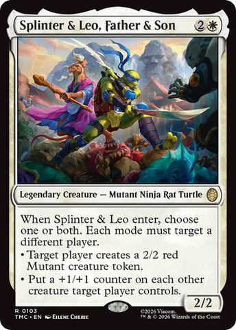 Splinter & Leo, Father & Son [Teenage Mutant Ninja Turtles Commander]