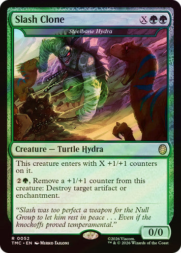 Slash Clone - Steelbane Hydra (Surge Foil) [Teenage Mutant Ninja Turtles Commander]