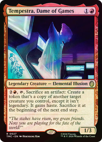 Tempestra, Dame of Games (Surge Foil) [Teenage Mutant Ninja Turtles Commander]