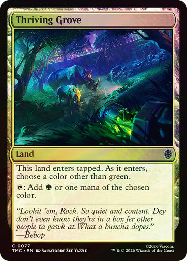 Thriving Grove (Surge Foil) [Teenage Mutant Ninja Turtles Commander]
