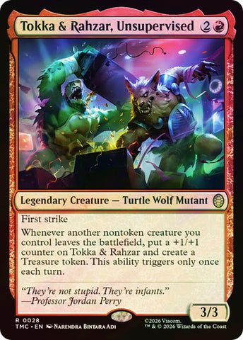 Tokka & Rahzar, Unsupervised (Surge Foil) [Teenage Mutant Ninja Turtles Commander]