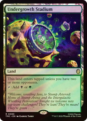Undergrowth Stadium (Surge Foil) [Teenage Mutant Ninja Turtles Commander]