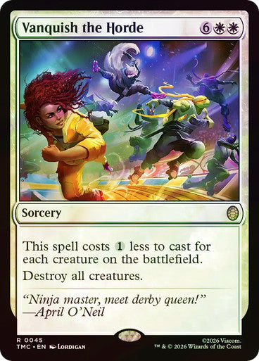 Vanquish the Horde (Surge Foil) [Teenage Mutant Ninja Turtles Commander]