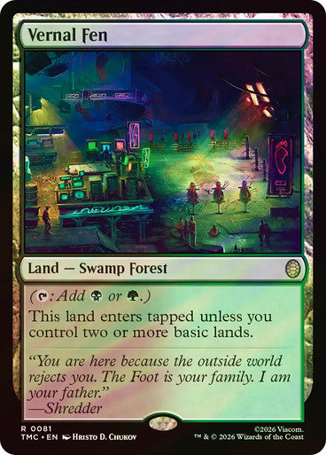 Vernal Fen (Surge Foil) [Teenage Mutant Ninja Turtles Commander]