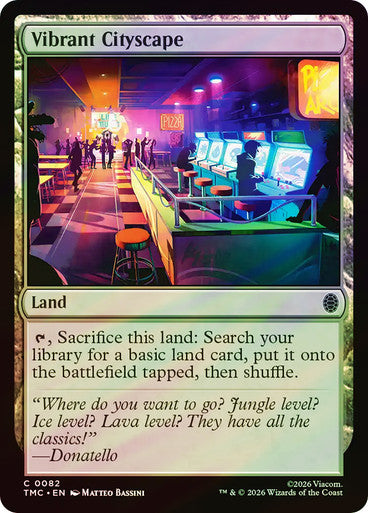 Vibrant Cityscape (Surge Foil) [Teenage Mutant Ninja Turtles Commander]