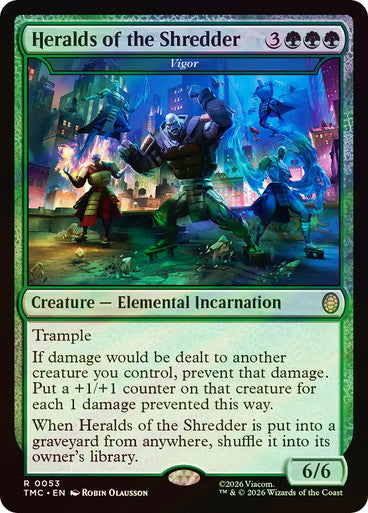 Heralds of the Shredder - Vigor (Surge Foil) [Teenage Mutant Ninja Turtles Commander]