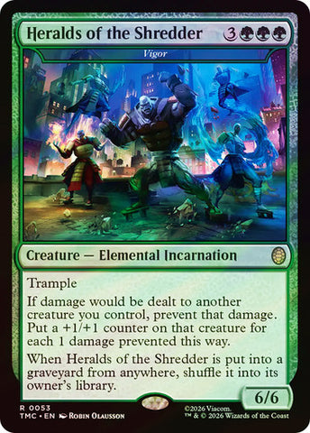 Heralds of the Shredder - Vigor (Surge Foil) [Teenage Mutant Ninja Turtles Commander]
