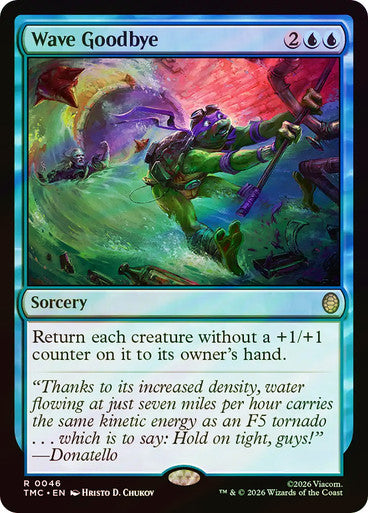Wave Goodbye (Surge Foil) [Teenage Mutant Ninja Turtles Commander]