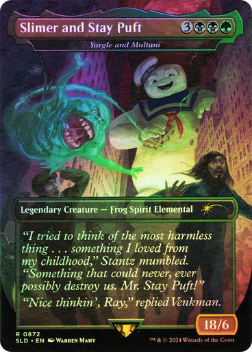 Slimer and Stay Puft - Yargle and Multani (Rainbow Foil) [Secret Lair Drop Series]